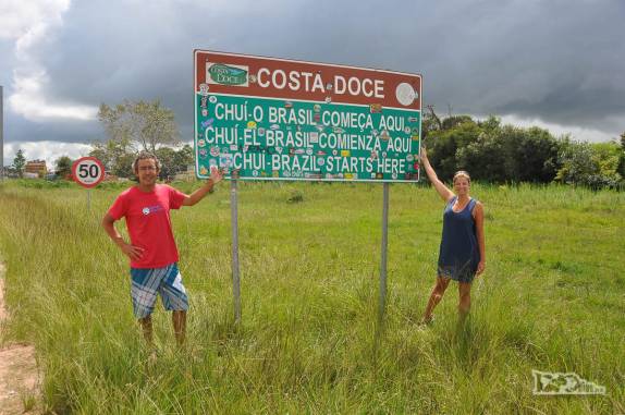 1000dias de volta ao Brasil, agora em  definitivo (em Chuí, no Rio Grande do Sul, fronteira com o Uruguai)